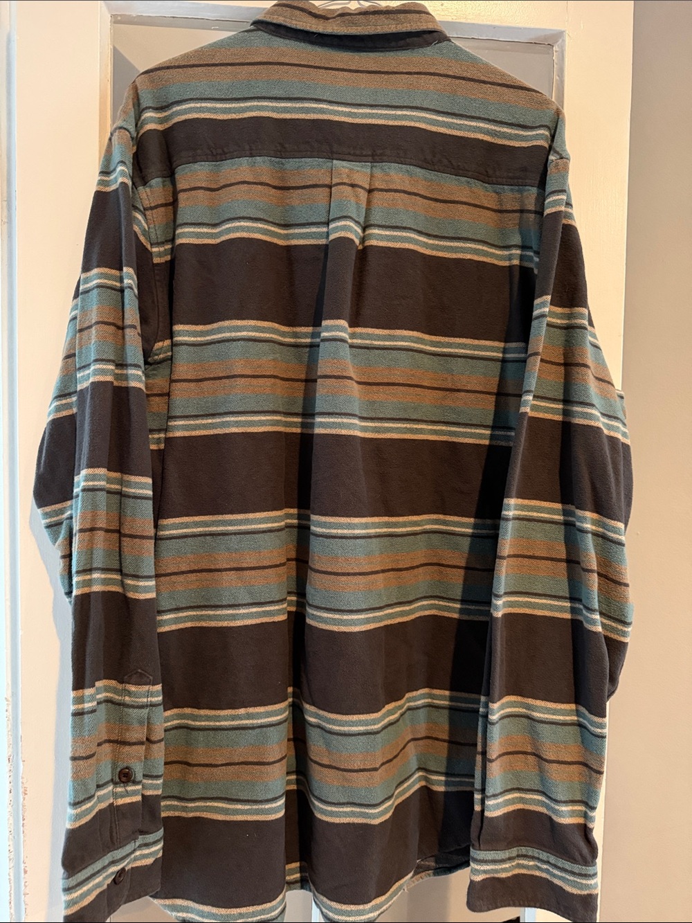 Katin Men’s Striped Button-Up flannel XXL - Picture 5 of 6